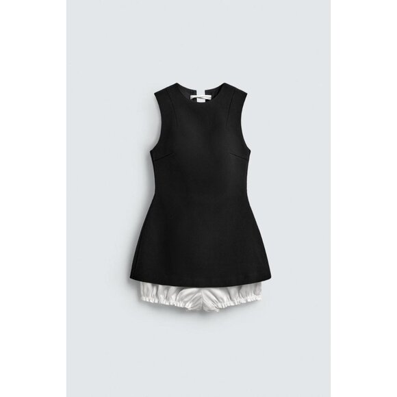 ZARA CONTRAST POPLIN PLAYSUIT HARRY LAMBERT FOR ZARA X DISNEY - Picture 1 of 5